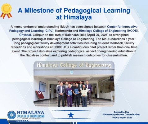 MoU Signed Between CIPL Kathmandu and Himalaya College of Engineering